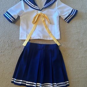 Japanese School Girl Anime Outfit